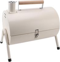 Grill à charbon de bois pliable portable grande capacité, réchaud de table double face pour camping en plein air, pique-nique et cuisine en extérieur