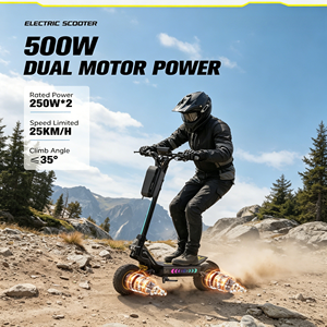 Trottinette Électrique Tout-Terrain Rapide + Déplacement Urbain et Extérieur pour Adultes + Conduite Stable à Haute Vitesse + OEM ODM + Moteur Puissant - Product Image 2