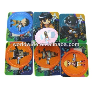Tarjeta de juego PP, regalo promocional, Tazo de plástico DIY para niños con diseño de comida de serpiente - Product Image 4