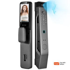 Aluminium 5 Way Wifi Tuya 3d Face Recogfnition Automatische Smart Lock Met Camera En Intercom - Product Image 3