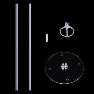 Kit support de ballons Bobo transparent 70 cm avec lumière clignotante <span class=keywords><strong>Led</strong></span> Ballon Bobo <span class=keywords><strong>pour</strong></span> décorations de désherbage de Noël - Product Image 5