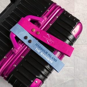 Embroidery Luggage <b>Tag</b>, Custom Embroidered Bag <b>Tag</b>, Personalized Travel ID Label for <b>Suitcases</b>, Backpacks - Product Image 4