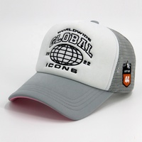 Chapeau de camionneur à 5 panneaux pour hommes, personnalisé, classique, de haute qualité, Patch 3D brodé, Logo, maille à l'arrière, Gorras