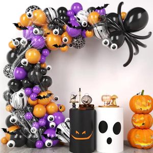 <span class=keywords><strong>Palloncini</strong></span> di Halloween ghirland Arch Kit forniture per feste <span class=keywords><strong>con</strong></span> palloncino a forma di <span class=keywords><strong>ragno</strong></span> palloncino palloncino per decorazioni per feste di giorno di Halloween - Product Image 1