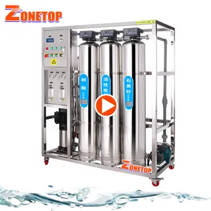1000 LPH 2000 Liter Industrial Ozone Generator Stainless Steel Drinking Water Treatment With UV