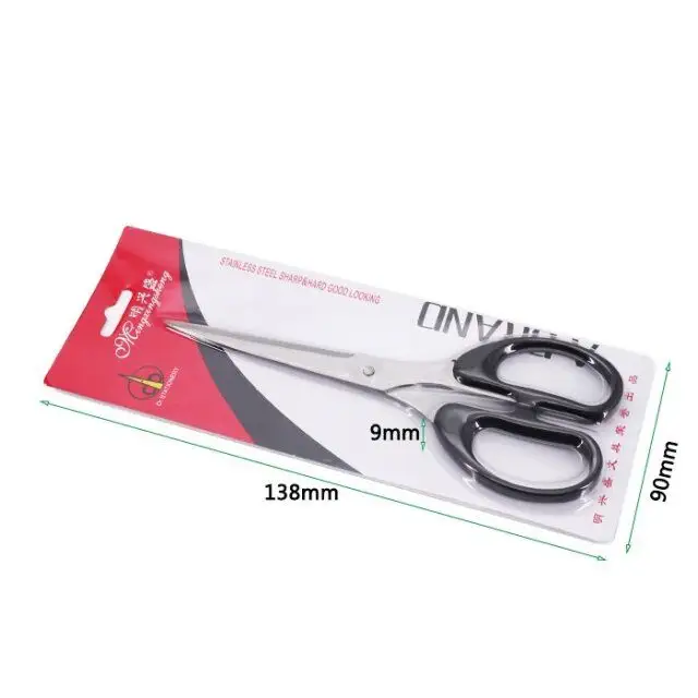 Customized pet inserto in plastica trasparente carta slide card blister barber forbici packaging