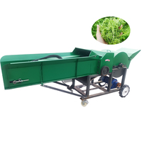 Broyeur de paille de maïs Diesel électrique de haute qualité alimentation animale hachoir d'herbe à foin ensilage déchiqueteuse presse 8-10 t/h capacité 15kW puissance