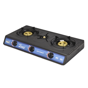 Cuisinière à gaz portable à 3 brûleurs en acier inoxydable avec allumage automatique pour la maison et l'extérieur - Product Image 2