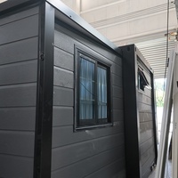 Villa conteneur préfabriquée extensible à double aile de 20 pieds, finition grain de bois, bien ventilée, ensemble complet pour vacances en famille – Meilleures ventes
