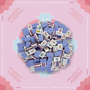Mahjong a Tema Caramelle per Principianti, Set da 4 Strati in Acrilico, Dimensioni 1,44 Pollici, Ideale per Riunioni Familiari - Product Image 1