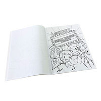 Venta caliente Encuadernación perfecta libro de colorear de tapa blanda