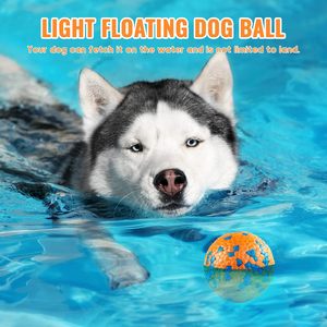 Jouets pour chiens, balles pour chiens agressifs, indestructibles, rebondissantes, flottantes, ETPU 7,5 cm, massent les gencives, durables, solides, pour l'entraînement, colorées - Product Image 5