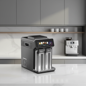 Machine à glaçons domestique 15 kg/24h avec distributeur d'eau 3-en-1 : glaçons, granita et refroidisseur multifonctionnel - Product Image 5