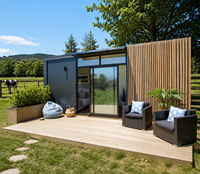 Maison préfabriquée pour la vie en milieu rural avec maison-conteneur extensible de 20 pieds, conçue pour une résidence à la ferme et un hébergement en zone rurale