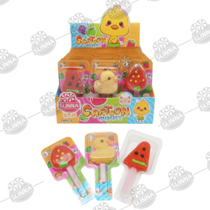 Dulces Halal, Piruletas de Goma con Sabor a Sandía, <span class=keywords><strong>Fresa</strong></span> y Frutas Mixtas, Golosinas Masticables para Niños, Caja de Dulces al por Mayor - Product Image 1