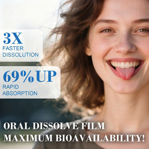 VitaHall OEM <span class=keywords><strong>Film</strong></span> oral à dissolution naturelle de mélatonine pour adultes, aide au sommeil, gestion de l'insomnie et relaxation, qualité alimentaire - Product Image 3