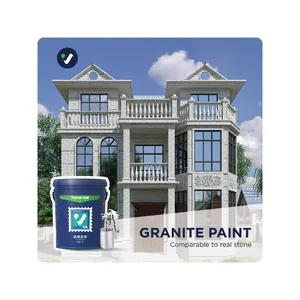 Pintura de granito en aerosol de pared exterior de pintura de textura áspera ecológica Wanlei