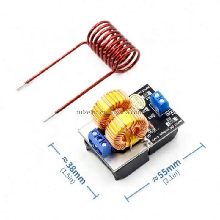5-12V ZVS低電圧誘導加熱電源モジュールコイル付き誘導加熱電源
