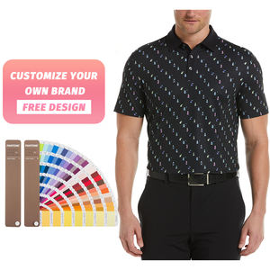 Jersey de alta calidad de secado rápido Slim Fit Impresión cómoda Logotipo personalizado 4xl Manga corta para camisas Tamaño estadounidense Golf - Product Image 2