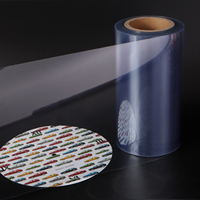 Rouleau de film plastique rigide en PVC de 0,1 mm et 0,15 mm, feuilles de PVC transparentes brillantes pour thermoformage sous vide