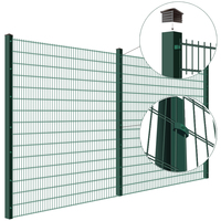 Valla de Seguridad Anti-Escalada 868 con Malla de 50x200mm para Sitio Industrial