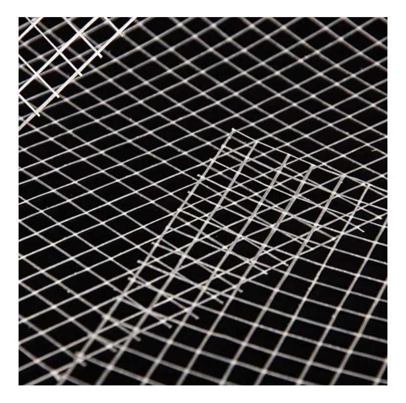フィルター用のアルカリ性フリーエポキシ繊維ガラス繊維グリッド網織り耐火性ガラス繊維メッシュ