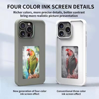 Nouvelle coque de téléphone intelligente de luxe Mryes avec écran E Ink amélioré pour iPhone 17 16 15 14 Pro Max NFC, coque mobile numérique 4 couleurs
