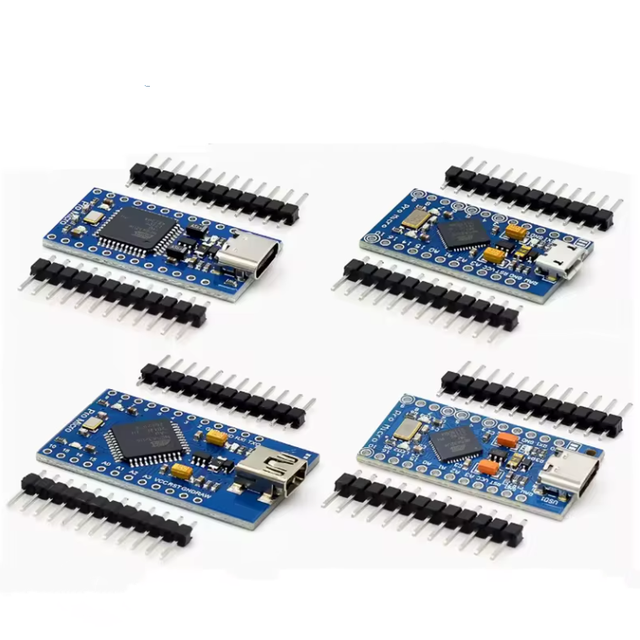 Stock New Pro Micro ATMEGA32U4 5V 16M Module USB Update Program Development Board with Type-C Mini Micro USB Interface