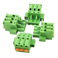 Bloc de bornes à bride mâle-femelle pas de 5,08 mm - Ensemble complet - Fixation sécurisée par ressort - Type de raccordement en ligne