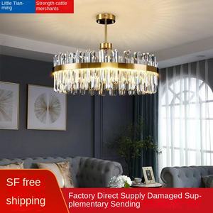 Lampadario di Cristallo Moderno Minimalista in Stile Francese di Lusso per Soggiorno, <span class=keywords><strong>Sala</strong></span>, <span class=keywords><strong>Sala</strong></span> <span class=keywords><strong>da</strong></span> Pranzo e Villa - Product Image 2