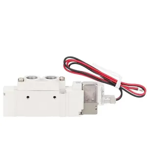 elektromagnetisches Solaranlageventil SMC-Typ pneumatisches Solaranlageventil SY5220-6YE-C8 Aluminiumlegierung Ventilkörper DC12V 5-Wege-Anlage