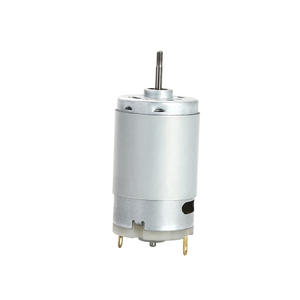 Mini motor Yadebao 390 con eje roscado de 12V CC con engranajes para licuadora y exprimidor - Product Image 1