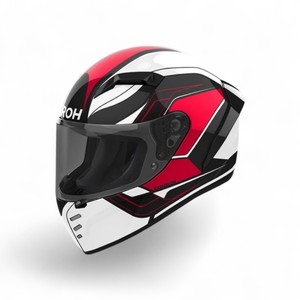 Casco Integral Airoh Connor, Termoplástico, Negro, Rojo, Blanco, M, Casco de Motocicleta - Product Image 1
