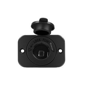 1-năm RV xe xe máy sửa đổi Thuốc lá nhẹ hơn ổ cắm 12-24V phổ Ổ cắm điện 10A phụ phí làm bằng kim loại - Product Image 5