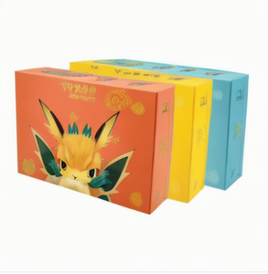 Boîte Cadeau <span class=keywords><strong>de</strong></span> <span class=keywords><strong>Cartes</strong></span> à Collectionner <span class=keywords><strong>Pokémon</strong></span> Authentiques Originales Chinoises Eevee Evolution TCG Booster Vmax <span class=keywords><strong>Gx</strong></span> Jouet - Product Image 2