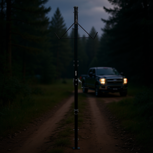 Elevador de Caza Vevor para Enganche de Camioneta, Receptor de 2 Pulgadas, Altura Ajustable, Eje Giratorio de 360 Grados - Product Image 2