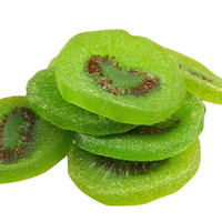 Groothandel Van Hoge Kwaliteit Zoet En Zuur Fruit Snack Gedroogde Groene Kiwi Fruit Gedroogde Groene Kiwi Plakjes