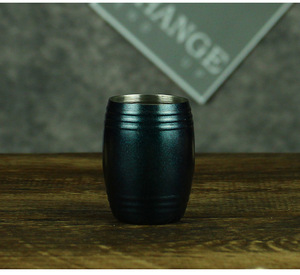 Vaso de chupito de vino Vintage, taza de cerveza, taza medidora de onzas con mango, vaso de chupito de acero inoxidable para whisky - Product Image 6