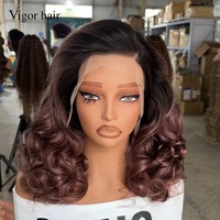 Peluca de Cabello Humano Virgen con Encaje HD Transparente 5x5, Cabello Ondulado de Donante, Rizado y Voluminoso, 300% de Densidad, Cabello Natural de Vietnam, 18 Pulgadas