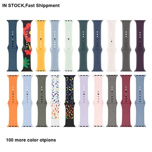 En stock, bracelet en silicone de qualité supérieure pour Apple Watch (WB0103S) - Product Image 1