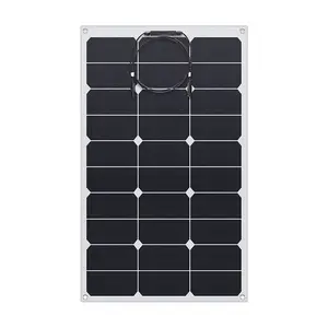 Sunpower maxeon 6 cellules solaires 100W 160W 18V ETFE panneau solaire flexible pour RV
