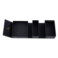 Boîtes rigides en carton personnalisées de haute qualité, créatives, multi-compartiments, portables, avec impression de logo magnétique, nouvelle génération, cadeau