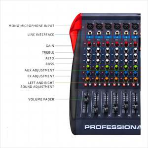 Consola mezcladora de audio profesional, mezclador de <span class=keywords><strong>mesa</strong></span> <span class=keywords><strong>digital</strong></span> de <span class=keywords><strong>24</strong></span> <span class=keywords><strong>canales</strong></span> - Product Image 2