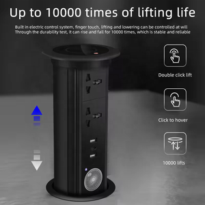 Prese a scomparsa motorizzate intelligenti universali per la ricarica Wireless superiore torre di sollevamento da cucina presa di corrente Pop-Up - Product Image 4