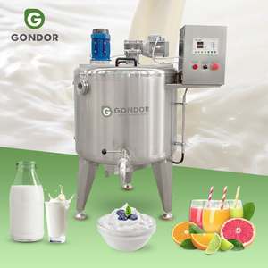 Pasteurizador ultrasónico de lotes para yogur, crema y zumo con bomba, de acero inoxidable, automático, tanque usado para huevos - Product Image 1