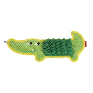 فريدة من نوعها نسيج دائم على شكل تمساح الحيوانات الأليفة حصيرة Snuffle التدريب على الصوت بطانية تغذية بطيئة الكلب لعبة Eduional - Product Image 1