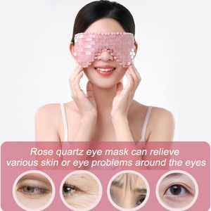 Masque pour les <span class=keywords><strong>yeux</strong></span> en quartz rose, coussinets rafraîchissants en cristal naturel réutilisables pour réduire les poches sous les <span class=keywords><strong>yeux</strong></span>, les cernes, soin du visage - Product Image 5