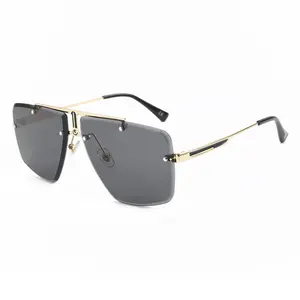 Men's square cut edge sunglasses 2013 European and American trend cover men's glasses Driving fashion sunglasses