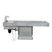 Table de dissection en acier inoxydable de conception nouvelle, résistante à la rouille, banc de dissection en acier inoxydable, autopsie pour laboratoire de pathologie