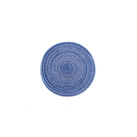 Set de table en polyester et coton lavable, écologique, isolant thermique, antidérapant, design personnalisable, 36 cm, pour hôtels et restaurants